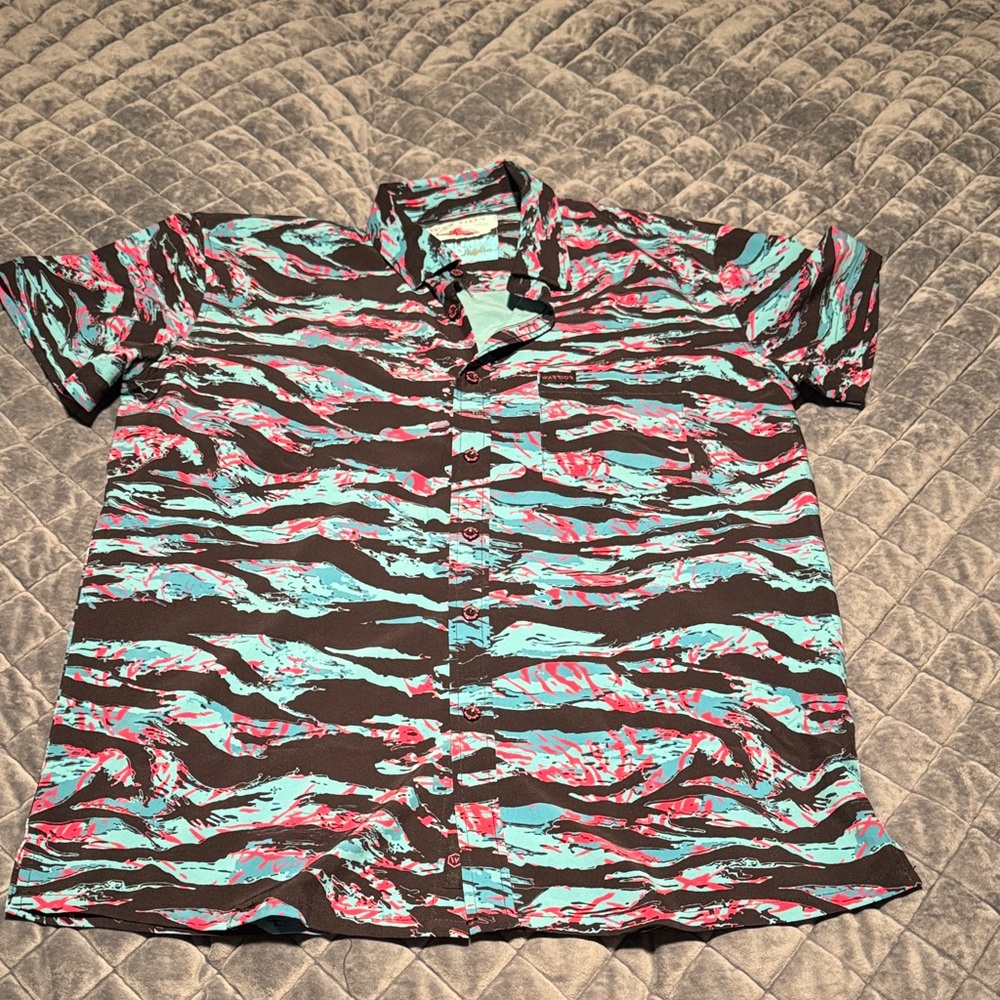 Boyz Club - Miami Tiger Button Down Shirt - Picture 2 of 4